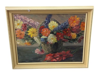 Lot 785 - MID CENTURY PETER DAVIES STILL LIFE OIL ON CANVAS