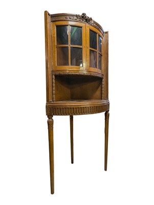 Lot 780 - EARLY 20TH CENTURY FRENCH MAHOGANY CORNER CABINET