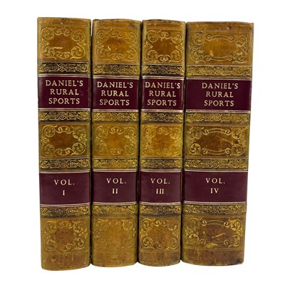 Lot 195 - DANIEL, WILLIAM BARKER. 1807-1813 RURAL SPORTS, IN FOUR VOLUMES