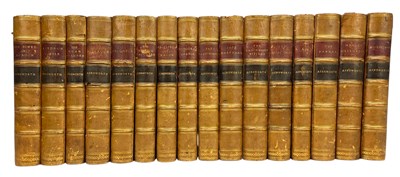 Lot 27 - AINSWORTH, W. HARRISON: THE WORKS OF W. HARRISON AINSWORTH, IN 16 VOLUMES