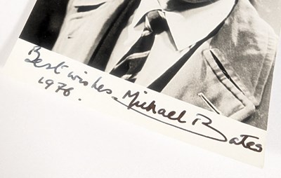 Lot 170 - LAST OF THE SUMMER WINE (BBC SITCOM) - RARE MICHAEL BATES SIGNED
