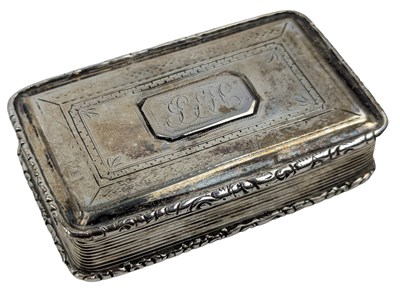 Lot 114 - 19TH CENTURY VICTORIAN HALLMARKED SILVER SNUFF BOX