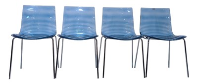 Lot 252 - CALLIGARIS - ICE CHAIRS - SET OF FOUR DINING CHAIRS