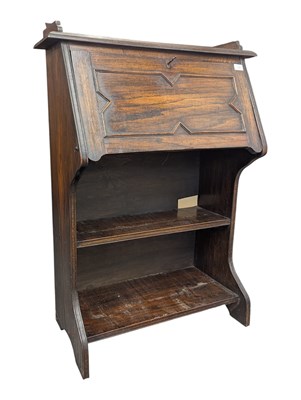 Lot 792 - EARLY 20TH CENTURY OAK STUDENT'S BUREAU BOOKCASE
