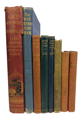 Lot 204 - CARROLL, LEWIS, MILNE, A. A. : A COLLECTION OF WORKS BY LEWIS CARROLL, A. A. MILNE AND OTHERS