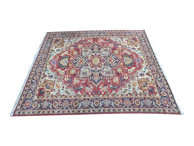 Lot 732 - LARGE 20TH CENTURY PERSIAN WOOL RUG CARPET