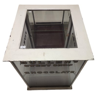 Lot 20 - BULLEN'S SWEET SHOP - A WOOD-ENCASED GLASS DISPLAY UNIT