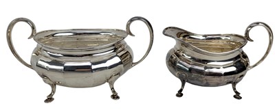 Lot 15 - 20TH CENTURY GEORGE V HALLMARKED SILVER TEA SERVICE