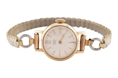 Lot 282 - ROLEX TUDOR ROYAL 9CT GOLD DRESS WATCH