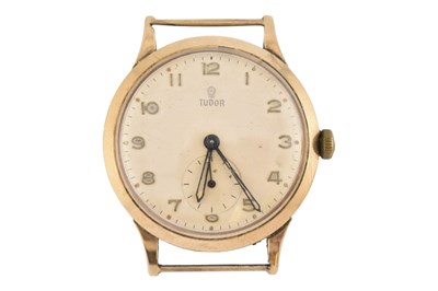 Lot 65 - 1960S HALLMARKED 9CT GOLD TUDOR ROLEX WATCH