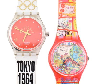 Lot 390 - TWO 1990S SWATCH WATCHES