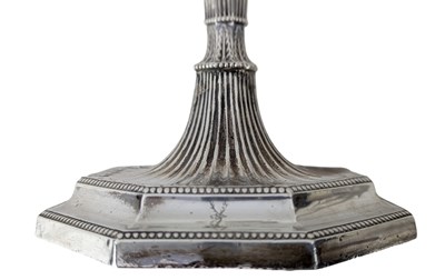 Lot 29 - PAIR OF 19TH CENTURY VICTORIAN HALLMARKED SILVER CANDLESTICKS