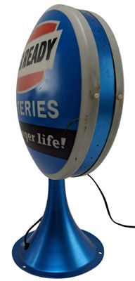 Lot 69 - MID CENTURY 1950S EVER READY POINT OF SALE LIGHT BOX