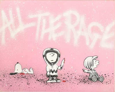 Lot 37 - SPQR (B. 1970) - ALL THE RAGE (PINK) - CIRCA 2013