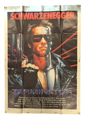 Lot 34 - TERMINATOR (1984) - ORIGINAL ITALIAN ONE-SHEET FILM POSTER