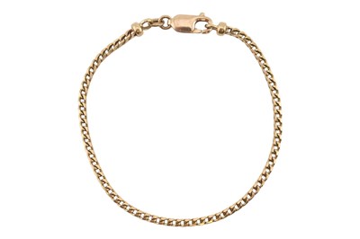 Lot 117 - HALLMARKED 9CT GOLD SNAKELINK CHAIN BRACELET