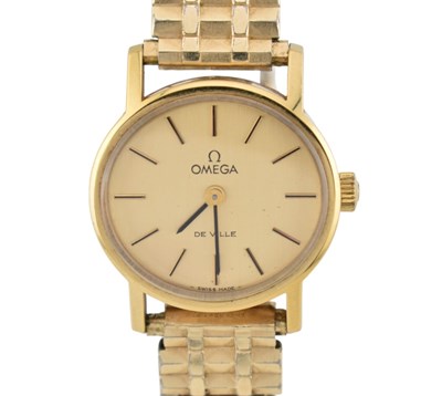 Lot 346 - 20TH CENTURY OMEGA DE VILLE LADIES WRISTWATCH