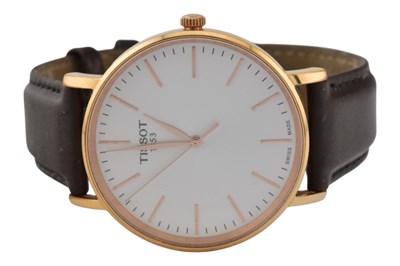Lot 290 - CONTEMPORARY GENTLEMANS TISSOT EVERYTIME WRISTWATCH
