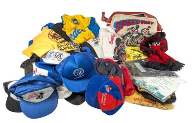 Lot 149 - SPEEDWAY - COLLECTION OF MERCHANDISE CAPS, TOPS AND OTHER