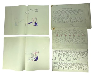 Lot 81 - HAROLD WHITAKER - A COLLECTION OF SKETCHES, PRINTS AND STORY-BOARDS, INC. THE FLINTSTONES
