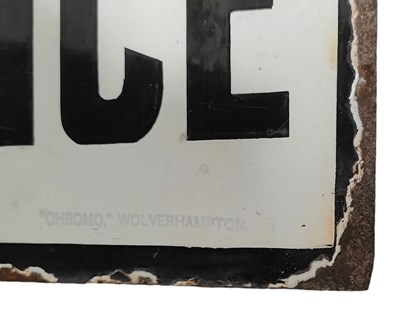 Lot 84 - WEST LILBURN POST OFFICE - ENAMEL SIGN