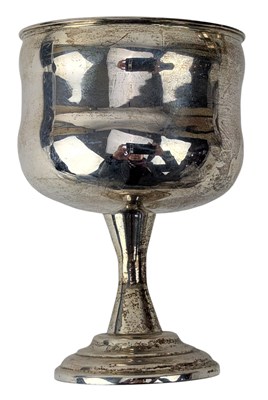 Lot 31 - SIX 20TH CENTURY 925 STERLING SILVER GOLBETS / DRINKING VESSELS