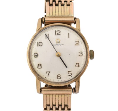 Lot 183 - HALLMARKED 9CT GOLD LADIES WRISTWATCH