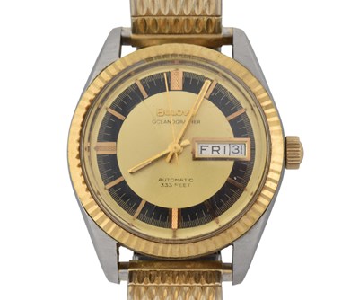 Lot 185 - BULOVA OCEANOGRAPHER AUTOMATIC GENTLEMANS WRISTWATCH
