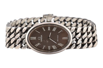 Lot 327 - OMEGA DE VILLE SILVER 925 GENTLEMANS WRISTWATCH