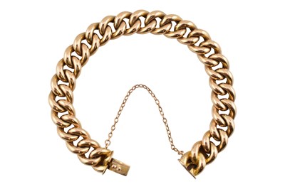Lot 328 - EARLY 20TH CENTURY 15CT GOLD BRACELET