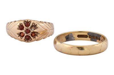 Lot 421 - TWO GOLD RINGS