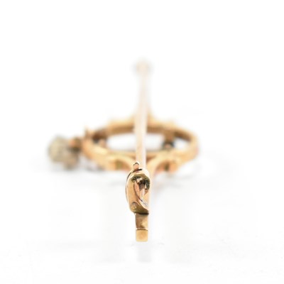 Lot 4 - ROYAL INTEREST PRINCESS MARGARET MONOGRAM BROOCH PIN