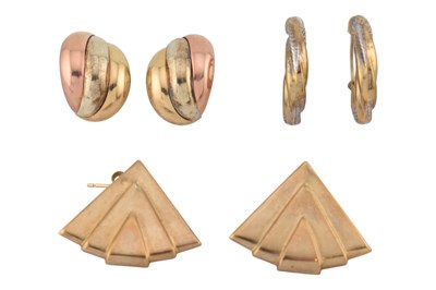 Lot 391 - COLLECTION OF 9CT GOLD EARRINGS