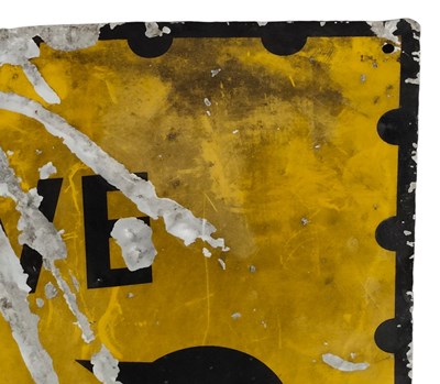 Lot 41 - NEWSAGENTS - THREE 20TH CENTURY ADVERTISING SIGNS