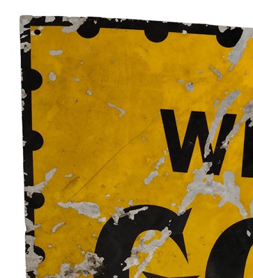 Lot 41 - NEWSAGENTS - THREE 20TH CENTURY ADVERTISING SIGNS
