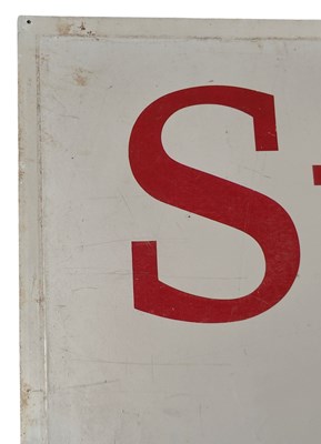 Lot 41 - NEWSAGENTS - THREE 20TH CENTURY ADVERTISING SIGNS