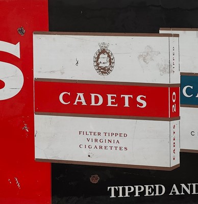 Lot 41 - NEWSAGENTS - THREE 20TH CENTURY ADVERTISING SIGNS