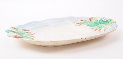 Lot 109 - CLARICE CLIFF, NEWPORT - MID CENTURY 1940S ' POND ' CERAMIC PLATE