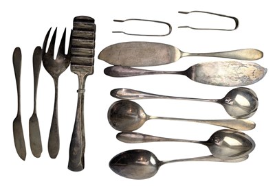 Lot 20 - LARGE COLLECTION OF GERMAN CONTINENTAL 800 SILVER FLATWARE, APPROX. 215 PIECES