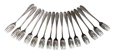Lot 20 - LARGE COLLECTION OF GERMAN CONTINENTAL 800 SILVER FLATWARE, APPROX. 215 PIECES