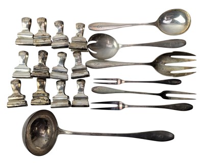 Lot 20 - LARGE COLLECTION OF GERMAN CONTINENTAL 800 SILVER FLATWARE, APPROX. 215 PIECES