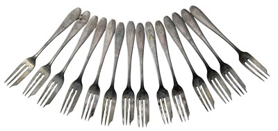 Lot 20 - LARGE COLLECTION OF GERMAN CONTINENTAL 800 SILVER FLATWARE, APPROX. 215 PIECES