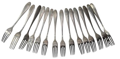 Lot 20 - LARGE COLLECTION OF GERMAN CONTINENTAL 800 SILVER FLATWARE, APPROX. 215 PIECES