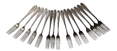 Lot 20 - LARGE COLLECTION OF GERMAN CONTINENTAL 800 SILVER FLATWARE, APPROX. 215 PIECES