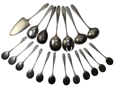Lot 20 - LARGE COLLECTION OF GERMAN CONTINENTAL 800 SILVER FLATWARE, APPROX. 215 PIECES