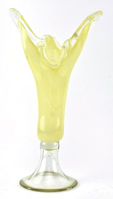 Lot 103 - JOSEF HOSPODKA - 20 TH CENTURY CIRCA 1972 FLAME GLASS VASE