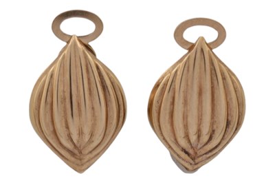 Lot 302 - PAIR HALLMARKED 9CT GOLD EAR CLIPS