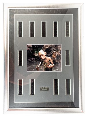 Lot 179 - LORD OF THE RINGS - ANDY SERKIS AUTOGRAPH DISPLAY