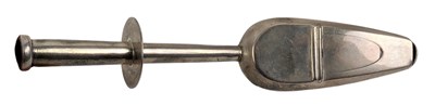 Lot 69 - 19TH GEORGE III HALLMARKED SILVER GIBSONS PATENT MEDICINE SPOON