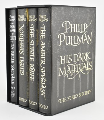 Lot 41 - FOLIO SOCIETY. PULLMAN, PHILIP - HIS DARK MATERIALS TRILOGY & VOL 1 OF THE BOOK OF DUST